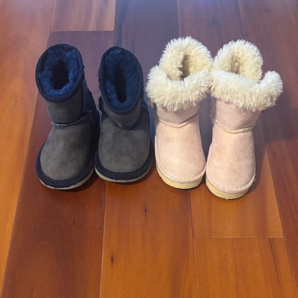 UGG Pink and Blue Toddler Boots